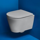 Laufen Kartell miska WC wisząca krótka Rimless szary mat H8203337590001