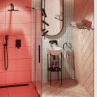 Deante Deante odpływ liniowy odwracalny 70 cm czarny mat KOS_N07D