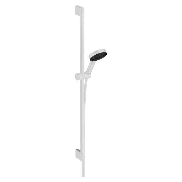 Hansgrohe Pulsify Select zestaw prysznicowy ścienny biały mat 24170700