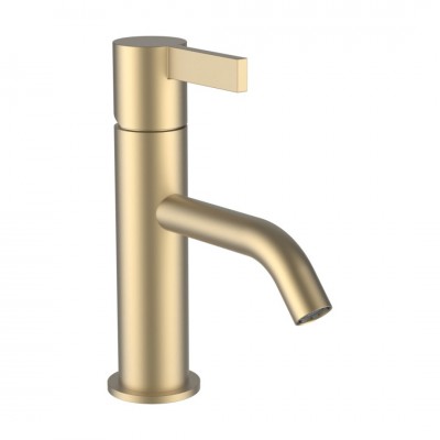 Laufen Kartell bateria umywalkowa stojąca złoty szczotkowany H3113310831001