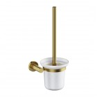 Omnires Modern Project szczotka WC wisząca mosiądz szczotkowany MP60620BSB