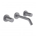 Laufen Kartell bateria umywalkowa podtynkowa wylewka 17,5 cm stal nierdzewna szczotkowana H3123360901201