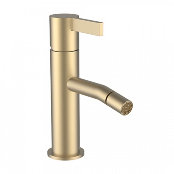 Laufen Kartell bateria bidetowa stojąca złoty szczotkowany H3413310831031