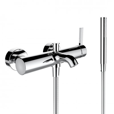 Laufen Kartell bateria wannowa ścienna chrom H3213370041411