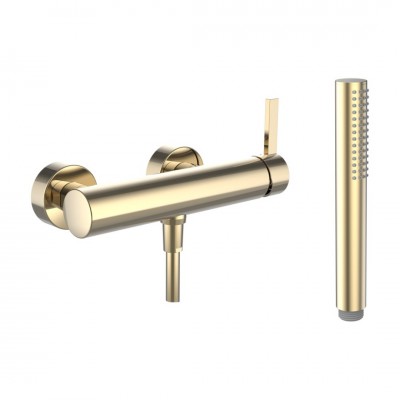 Laufen Kartell bateria prysznicowa ścienna złoty połysk H3313370011411