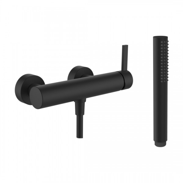 Laufen Kartell bateria prysznicowa ścienna czarny mat H3313370811411