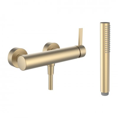 Laufen Kartell bateria prysznicowa ścienna złoty szczotkowany H3313370831411