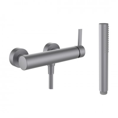 Laufen Kartell bateria prysznicowa ścienna stal nierdzewna szczotkowana H3313370901411