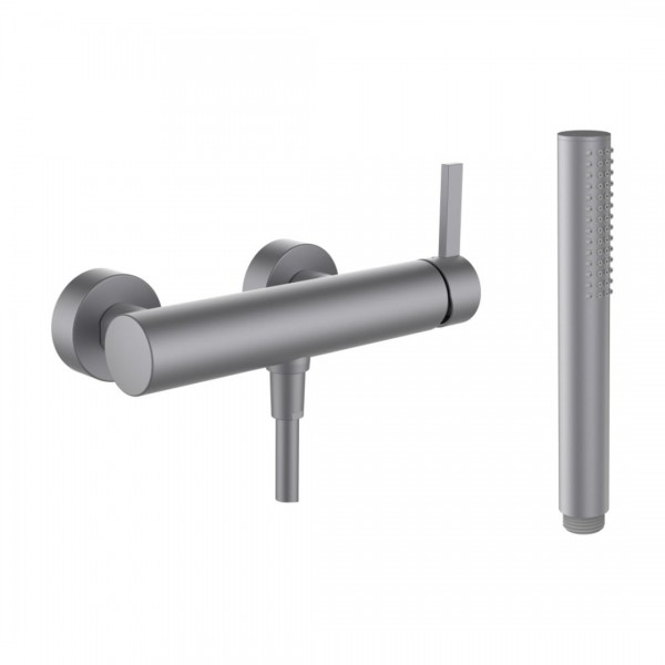 Laufen Kartell bateria prysznicowa ścienna stal nierdzewna szczotkowana H3313370901411