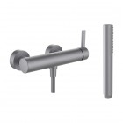 Laufen Kartell bateria prysznicowa ścienna stal nierdzewna szczotkowana H3313370901411