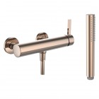 Laufen Kartell bateria prysznicowa ścienna złoto różowe H3313370821411