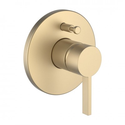 Laufen Kartell bateria wannowo-prysznicowa podtynkowa złoty szczotkowany H3213360830001