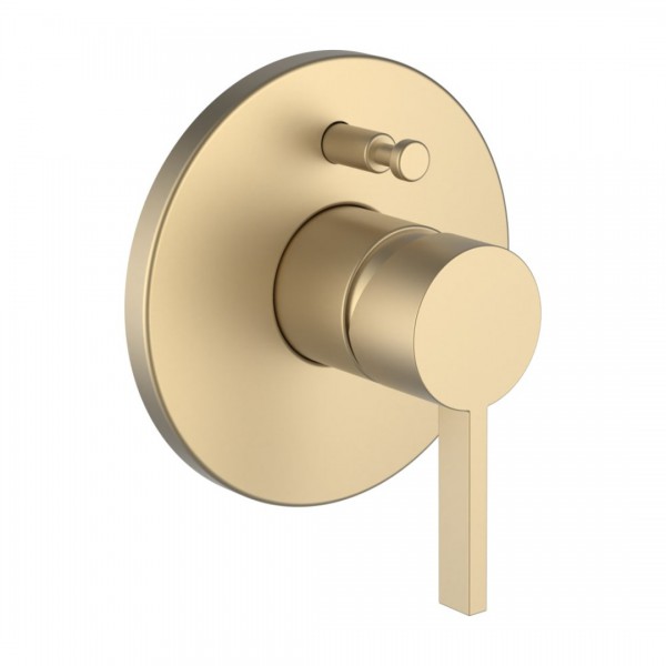 Laufen Kartell bateria wannowo-prysznicowa podtynkowa złoty szczotkowany H3213360830001