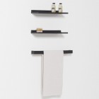 Laufen Kartell wieszak na ręcznik 60 cm czarny H3813320910001