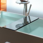 Laufen Kartell półka 75x25 cm na wannę szary dymiony H3853320850001