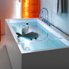 Laufen Kartell półka 75x25 cm na wannę transparentny H3853320840001