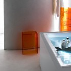 Laufen Kartell taboret pomarańczowy H3893300820001