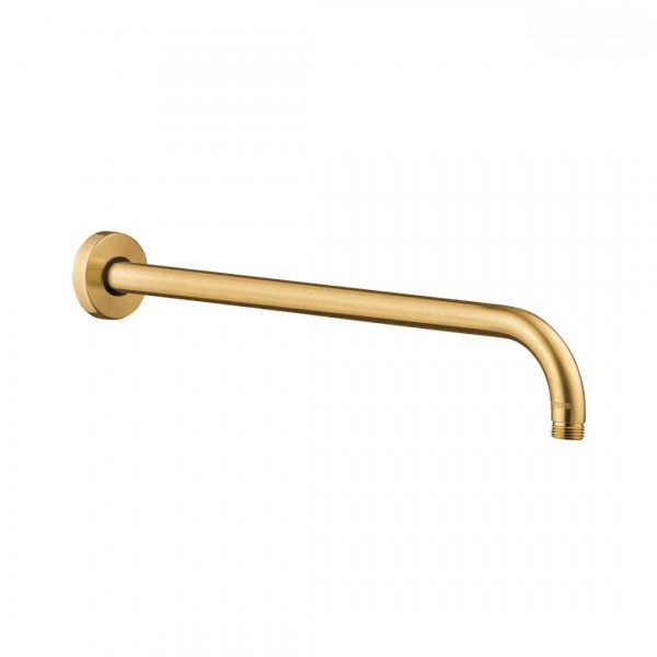 Oltens Lagan ramię deszczownicy 40 cm okrągłe złoto szczotkowane 39400810