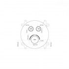 Oltens Onega bateria wannowo-prysznicowa podtynkowa termostatyczna chrom 34601100