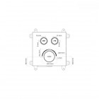 Oltens Onega bateria wannowo-prysznicowa podtynkowa termostatyczna chrom 34602100