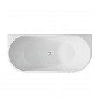 Besco Giuliana wanna wolnostojąca 170x78 cm przyścienna biała WAS-170-L