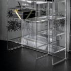 Laufen Kartell kontener 75x53 cm transparentny H3893310840001