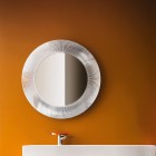 Laufen Kartell lustro okrągłe 78 cm srebrne H3863310860001