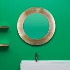 Laufen Kartell lustro okrągłe 78 cm złote H3863310870001