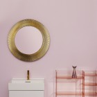 Laufen Kartell lustro okrągłe 78 cm złote H3863310870001