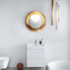 Laufen Kartell lustro okrągłe 78 cm złote H3863310870001