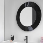Laufen Kartell lustro okrągłe 78 cm czarne H3863310910001