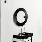 Laufen Kartell lustro okrągłe 78 cm czarne H3863310910001