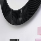 Laufen Kartell lustro okrągłe 78 cm czarne H3863310910001