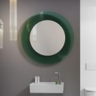 Laufen Kartell lustro okrągłe 78 cm zielone H3863310920001