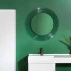 Laufen Kartell lustro LED okrągłe 78 cm zielone H3863330920001