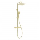Deante zestaw prysznicowy ścienny termostatyczny złoto szczotkowane NAC_R4HT