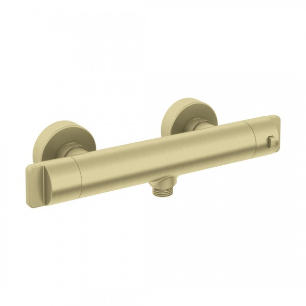 Deante bateria prysznicowa termostatyczna ścienna złoto szczotkowane BCH_R4BT