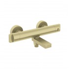 Deante bateria wannowa termostatyczna ścienna złoto szczotkowane BCH_R1BT