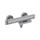 Deante bateria wannowa termostatyczna ścienna stal szczotkowana BCH_F1BT