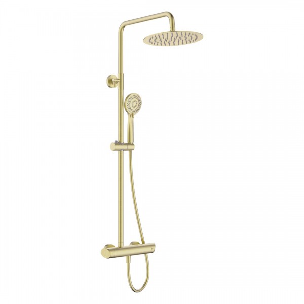 Deante Arnika Gold zestaw prysznicowy ścienny złoto szczotkowane NAC_R1QK