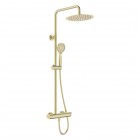 Deante Arnika Gold zestaw prysznicowy ścienny złoto szczotkowane NAC_R1QK