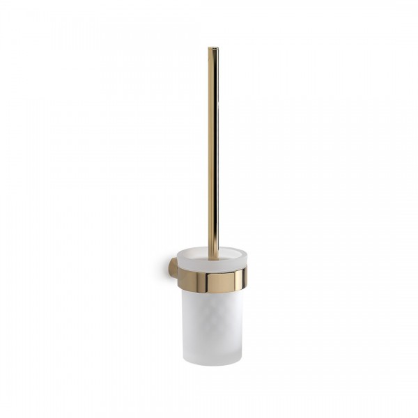 Gedy Pirenei szczotka WC wisząca złoty połysk PI33/03/ZL