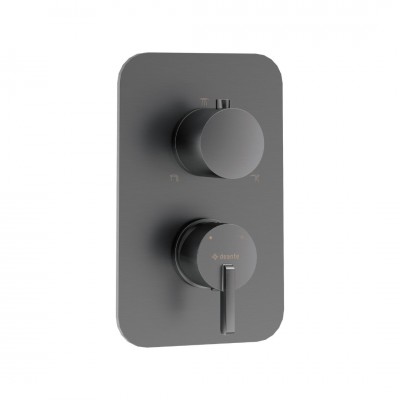 Deante Silia bateria wannowo-prysznicowa podtynkowa titanium BXY_DQSM