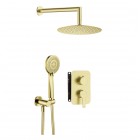 Deante Arnika zestaw prysznicowy podtynkowy złoto szczotkowane BXYZRQAM