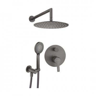 Deante Arnika Titanium zestaw prysznicowy podtynkowy NAC D9QP