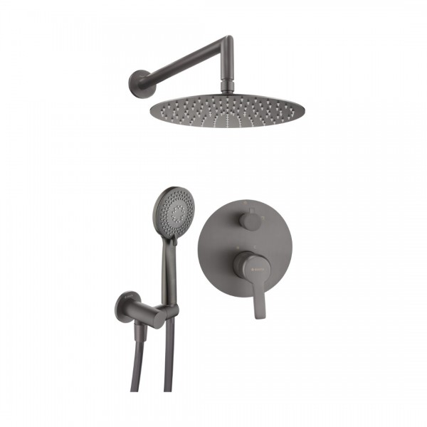 Deante Arnika Titanium zestaw prysznicowy podtynkowy NAC D9QP