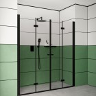 Deante Box Nero komplet prysznicowy podtynkowy termostatyczny czarny BXYZNEBT