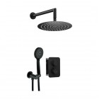 Deante Box Nero komplet prysznicowy podtynkowy termostatyczny czarny BXYZNEBT