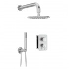 Deante Silia zestaw prysznicowy podtynkowy stal szczotkowana BXYYFQSM