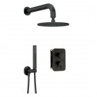 Deante Silia zestaw prysznicowy podtynkowy czarny mat BXYYNQSM